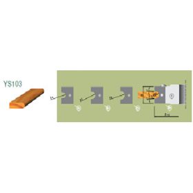 Stark félkör lekerkítő marófej R4/5/6mm