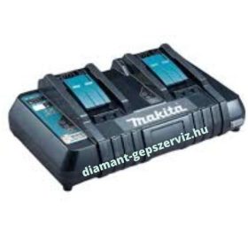   MAKITA DC18RD akkumulátor töltő 14,4V-18V Li-ion KÉT PORTOS LXT (gyors)