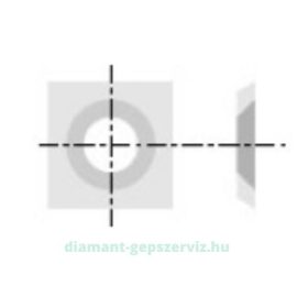 22 Stark Cserelapka 14x14x1,7 35°