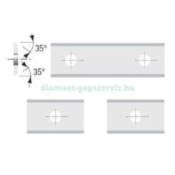 22 Stark Cserelapka 20x12x1,5 35°