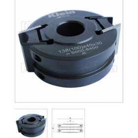 Klein profilmarófej D=120/30 B=40 Z=2+LIM