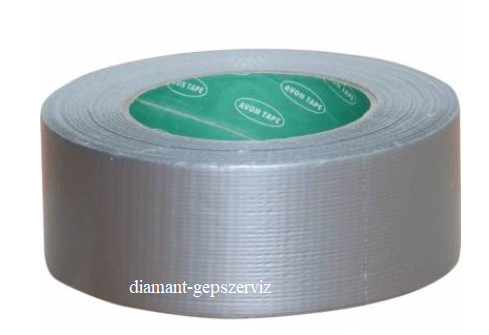 Vizálló textilszalag ezüst 50mm x 50 m