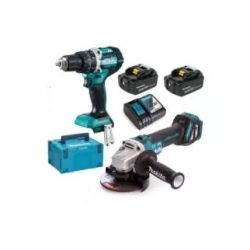   MAKITA 18V LXT Li-ion BL készlet DHP484Z+DGA513Z+2x5,0Ah MP4