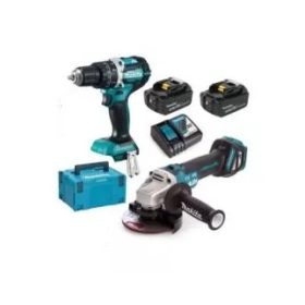   MAKITA 18V LXT Li-ion BL készlet DHP484Z+DGA513Z+2x5,0Ah MP4